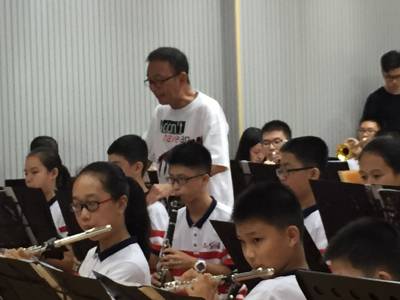 明升mansion示范乐团茂名第九小学管乐团大师班活动成功举办