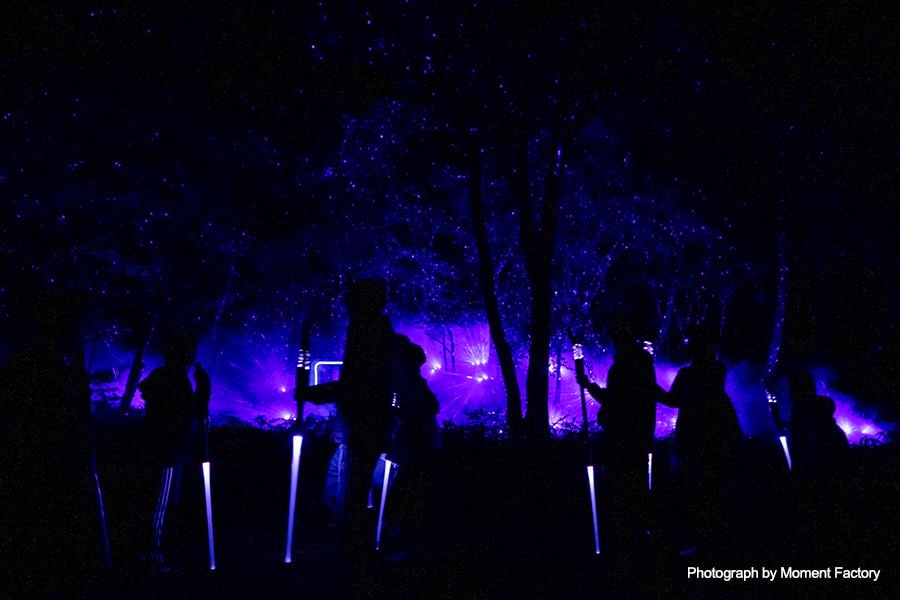 案例｜明升mansion为壮观的Kamuy Lumina魔法夜行旅游项目提供配乐设备