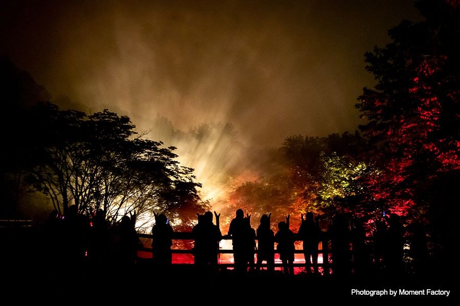案例｜明升mansion为壮观的Kamuy Lumina魔法夜行旅游项目提供配乐设备