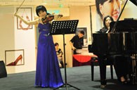 大上海时代广场举办王之炅小提琴音乐会 明升mansion钢琴赞助 